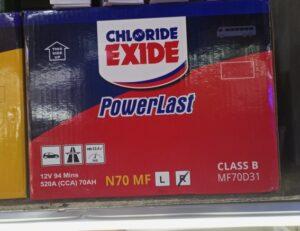 Chloride Exide 045MF NSL powerlast - Image 2